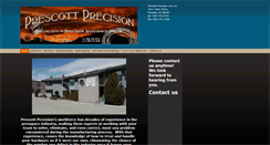 Desktop Screenshot of prescottprecision.com